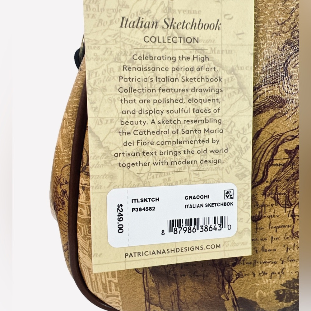 Patricia Nash Artistic Brown Shoulder Bag - Picture 11 of 11